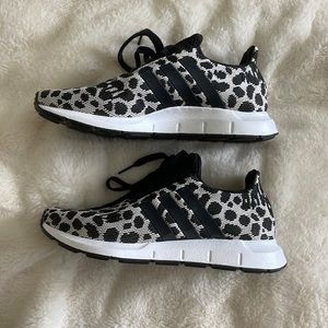 Adidas animal print sneakers
